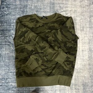 George Men's Green Camouflage Crewneck Sweater